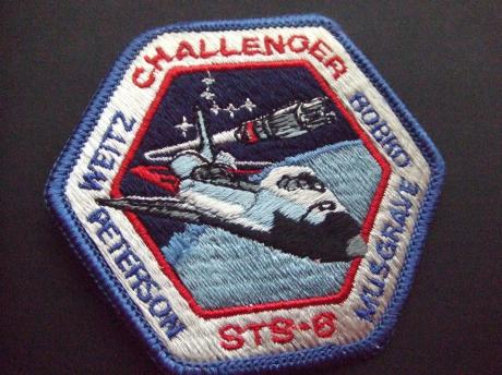 Ruimtevaart Challenger Petterson Wett 2 sts-6 badge